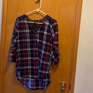Plaid top from rue21